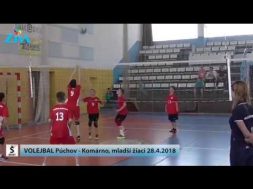 VOLEJBALOVÝ TURNAJ mladších žiakov Púchov – Komárno 28.4.2018