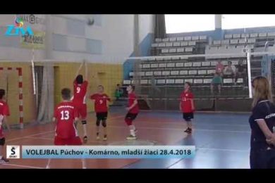 VOLEJBALOVÝ TURNAJ mladších žiakov Púchov – Komárno 28.4.2018